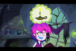 S1e03a Hildy Consults the Book of Spells and Crystal to Change Grim Back 2