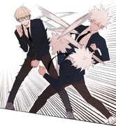 Ryu dodging all Injae's punches