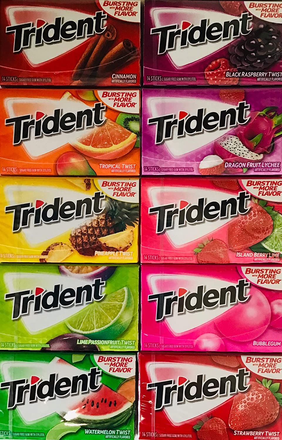 Trident - Trident, Layers - Gum, Sugar Free, Swedish Fish Berry +