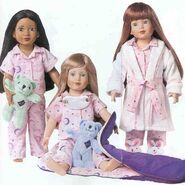 Slumber Party (2001)-Pajamas, eye mask, robe, bunny slippers, sleeping bag