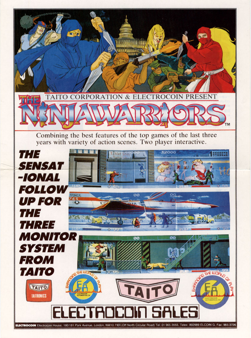 ninja warriors by taito corporation ninja warriors by taito corporation