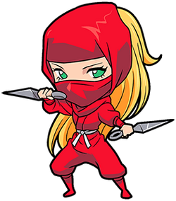 chibi ninja girl