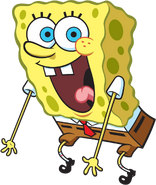 SpongeBob happy stock art