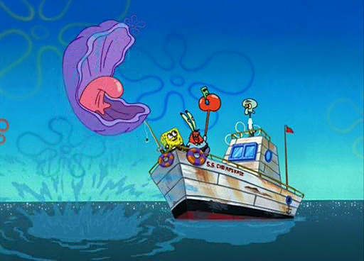 spongebob giant clam