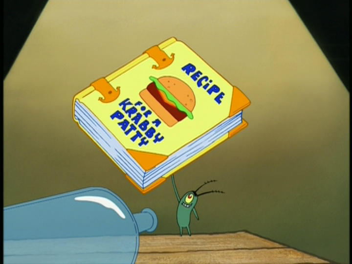 Recipe for a Krabby Patty | THE ADVENTURES OF GARY THE SNAIL Wiki | Fandom
