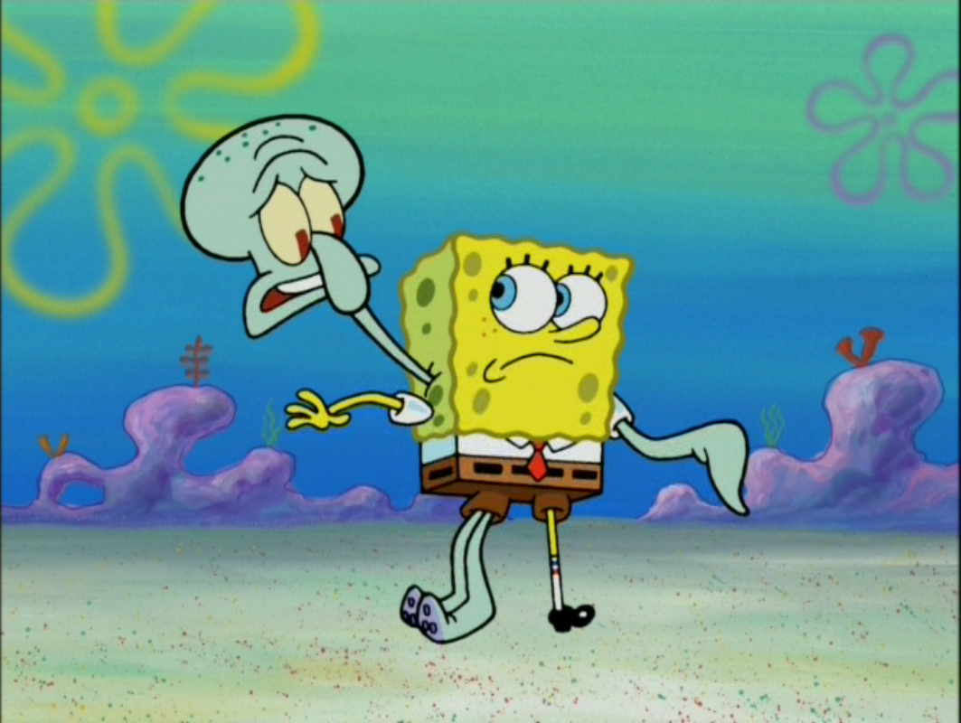 spongebob and squidward together