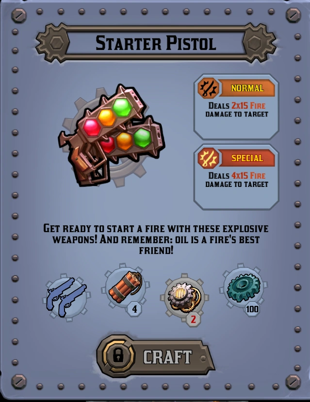 Starter Pistol The Aetherlight Chronicles of the Resistance Wiki