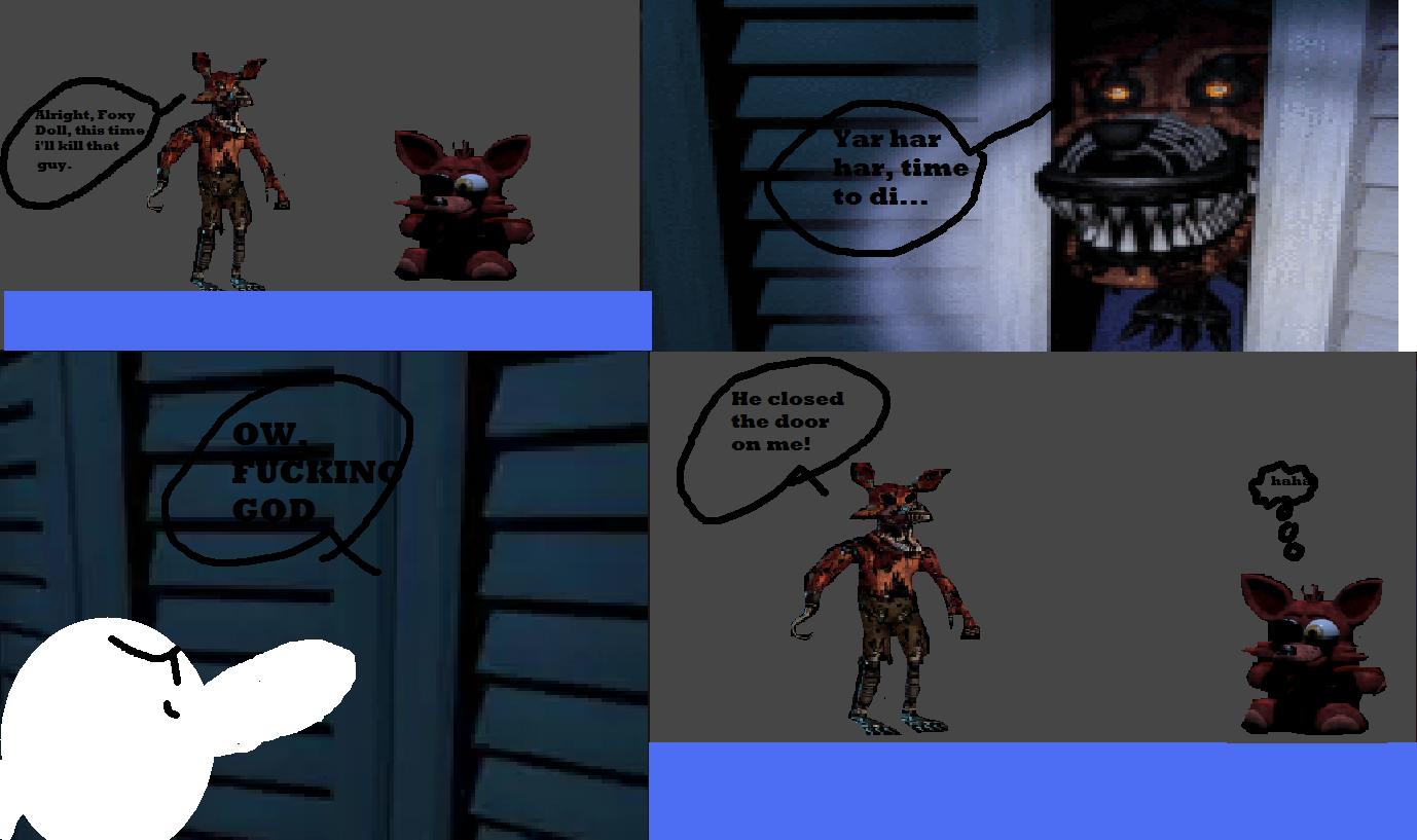 Comic 69:A Day in the life of Nightmare Foxy | The air ride group