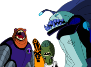 Blue Al-Ternate Ripjaws with Orange Al-Ternate Upgrade, Skycep, and Nosbile.