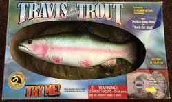 Poisson Chantant Gemmy Industries 'Travis The Trout' - Avec Boîte - Pour Pièces