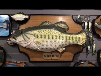 Big Mouth Billy Bass: 26” Long Lunker | The All About Singing Fish