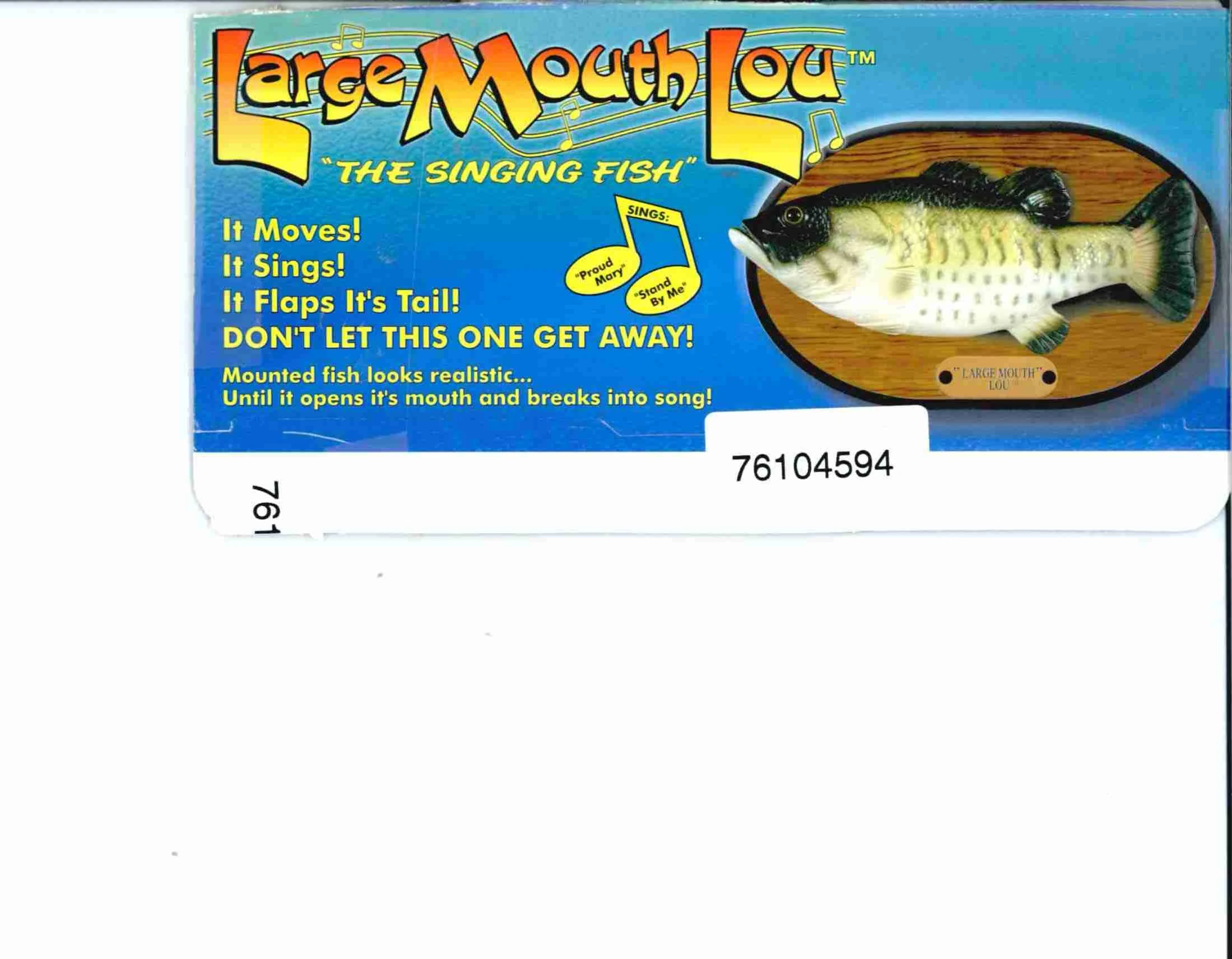 Big Mouth Busch Bass Singing Fish (DOES SING) *READ AS IS RARE! | eBay