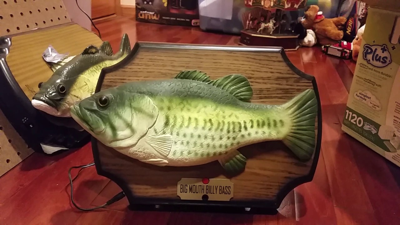 Vintage Mini 11 Big Mouth Billy Bass - I Will Survive & Don't Worry, Be  Happy