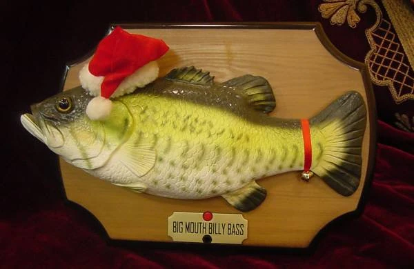 【希少】BIG MOUTH BILLY BASS Xmas限定版 Amazon.co.jp: Big Mouth Billy Bass Sings On Holidays Motion Sensor