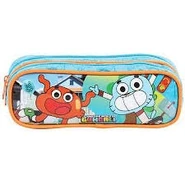 Blue and orange Gumball and Darwin pencil case