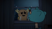 Gumball Watterson lets Penny Fitzgerald in on The Shell