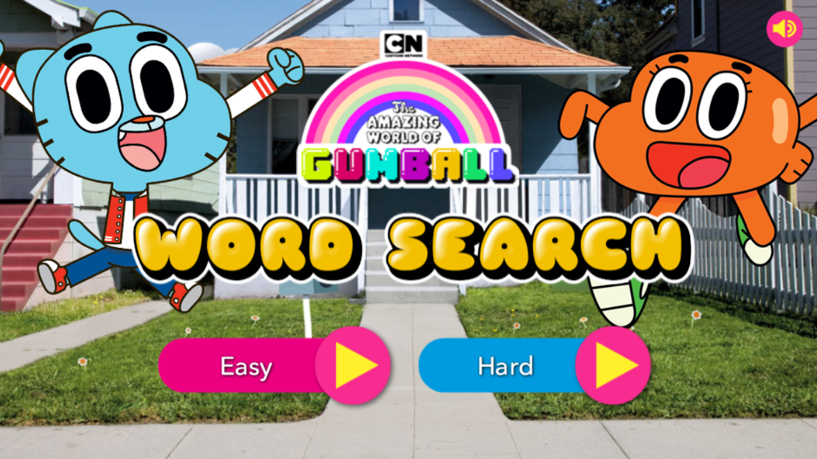 Word Search, The Amazing World of Gumball
