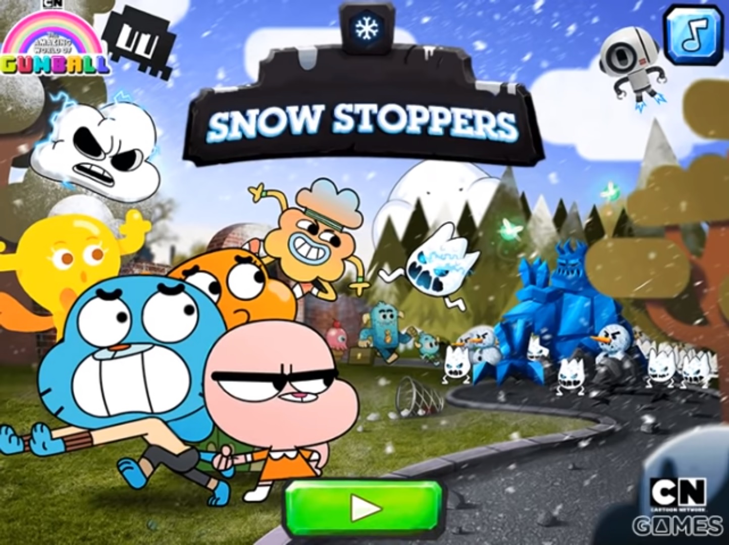 Snow Stoppers The Amazing World Of Gumball Wiki Fandom In this case, the game is from the amazing world of gumball on cn. the amazing world of gumball wiki