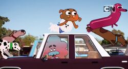 the amazing world of gumball the puppy