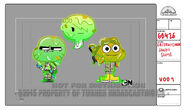 GB426SCAM Costume Gumball Darwin Carrie Slime