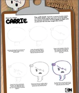 How to draw Carrie