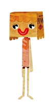 Cardboard Woman