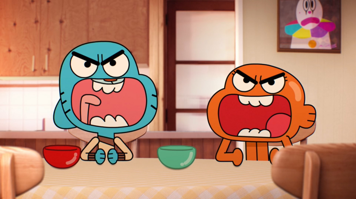 Gumball and Darwin get philosophical, The Question