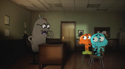 Fourth wall, The Amazing World of Gumball Wiki