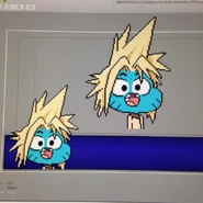 GB510CONSOLE Costume Gumball AnimeHair V002