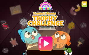 The game's title screen.