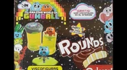 Promotional image of the Rounds snack foods Gumball slime capsule mini figures