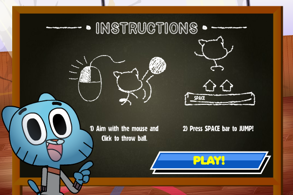 Gumball Dodge Ball - Play Gumball Games Online