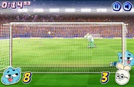 Gumball defending the penalty