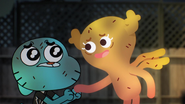 Penny Fitzgerald and Gumball Watterson on The Bros 1