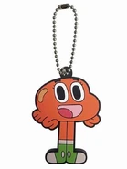 Japanese Darwin rubber keychain