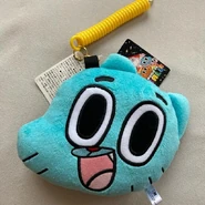 Gumball card holder head plush