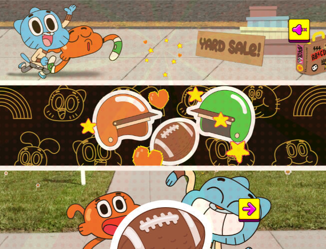 Go Long!, The Amazing World of Gumball Games