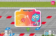 One of the power-ups the player gets upon stepping on a rainbow cloud button.