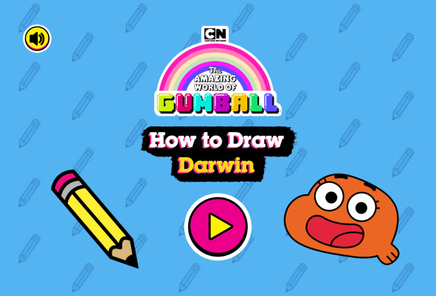 How to Draw - Darwin, The Amazing World of Gumball