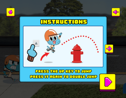 Go Long!, The Amazing World of Gumball Games