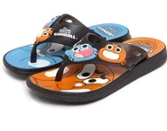 Gumball and Darwin themed flipflops