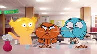 "The Bros" was banned in MENA due to romantic themes involving Gumball and Penny.