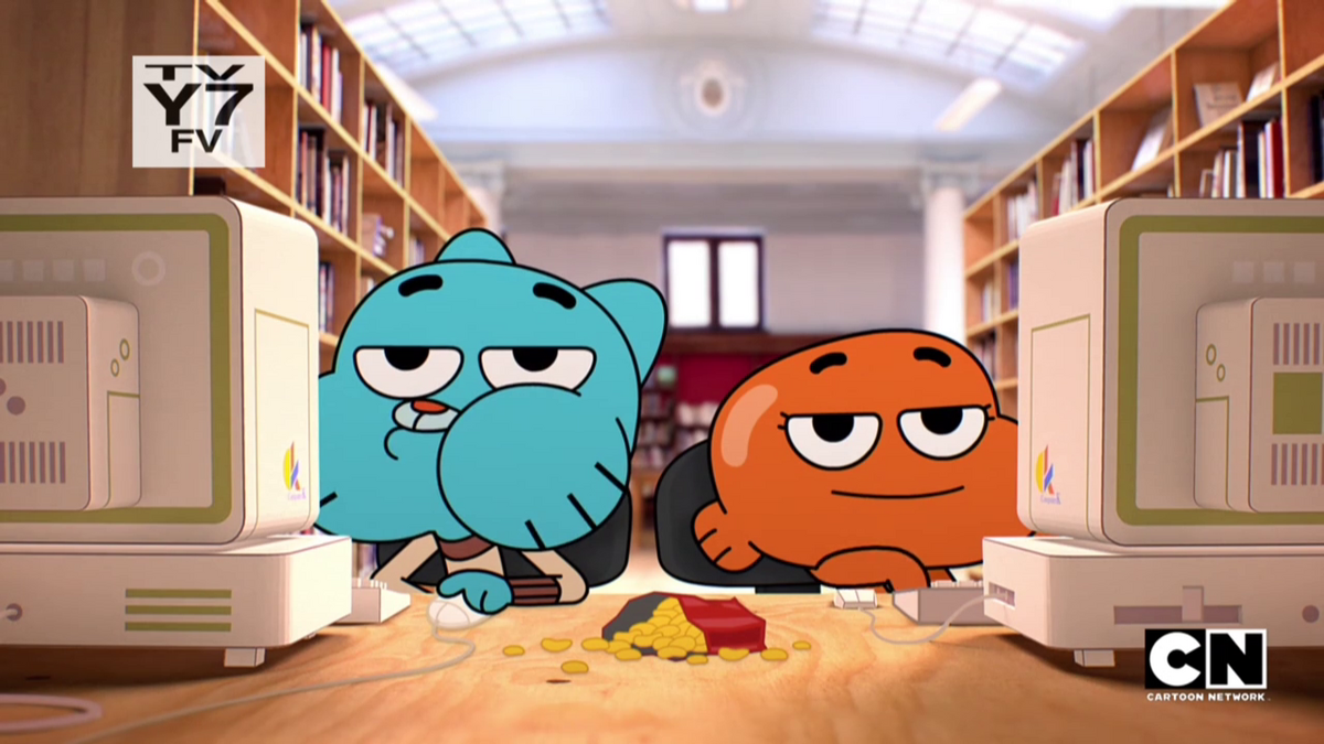Gumball is romantic, The Bros, Gumball