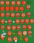 Sprites for the "Darwin" costume.