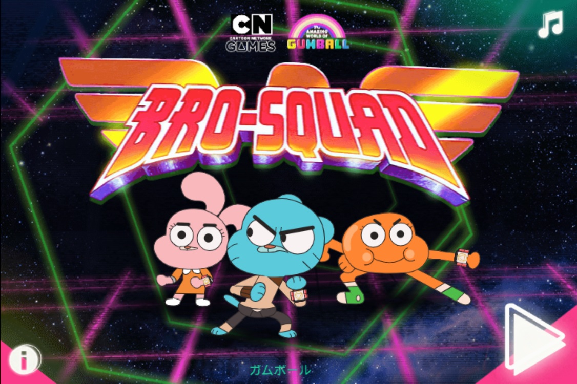 THE AMAZING WORLD OF GUMBALL GAME - BRO SQUAD - CARTOON NETWORK GAMES 