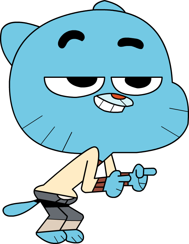 Gumball Watterson From The Amazing World of Gumball Vector