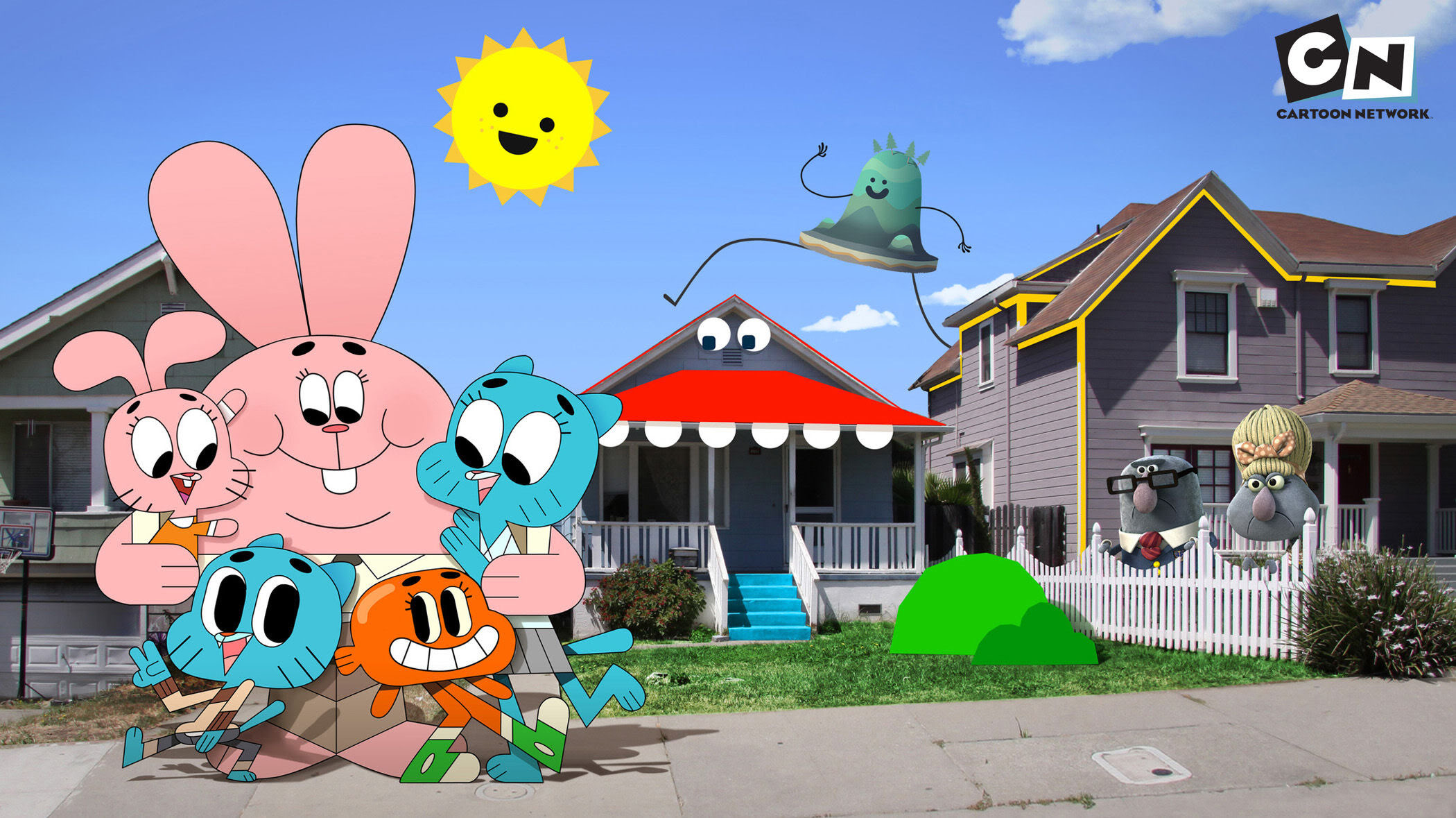 The Amazing World of Gumball, only backgrounds with anyone (with