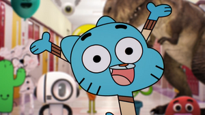 CN The Amazing World Of Gumball Darwin Gumball Portrait Spiral