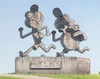Tourists Statue