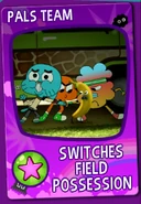 Pals Team.png (57 KB) Obtained by beating Miss Simian for the fifth time.